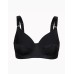Reggiseno ferretto senza imbottitura shaping, nero. Alto sostegno