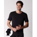 T-shirt girocollo uomo in cotone biologico, elasticizzato confezione x2 T-shirt girocollo uomo in cotone biologico, elasticizzato confezione x2