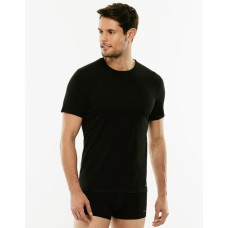 T-shirt girocollo cotone elasticizzato