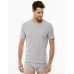 T-shirt girocollo cotone elasticizzato