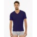 T-shirt scollo V profondo cotone elasticizzato T-shirt scollo V profondo cotone elasticizzato